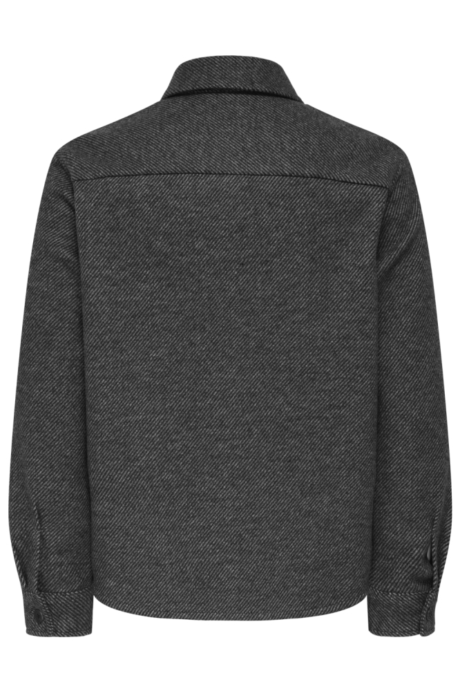 Only & Sons grijze heren overhemd | Achteraanzicht