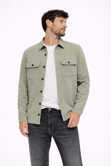 Only & Sons Overhemd ONSNEWKODYL OVERSHIRT SWEAT NOOS 22021279 Swamp