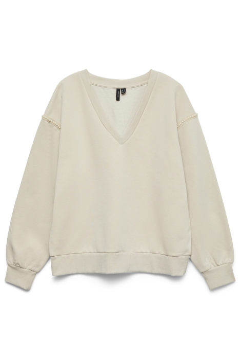 Vero Moda beige dames sweater | Vooraanzicht