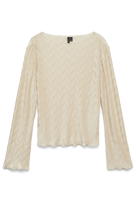 Vero Moda beige dames t-shirt | Vooraanzicht