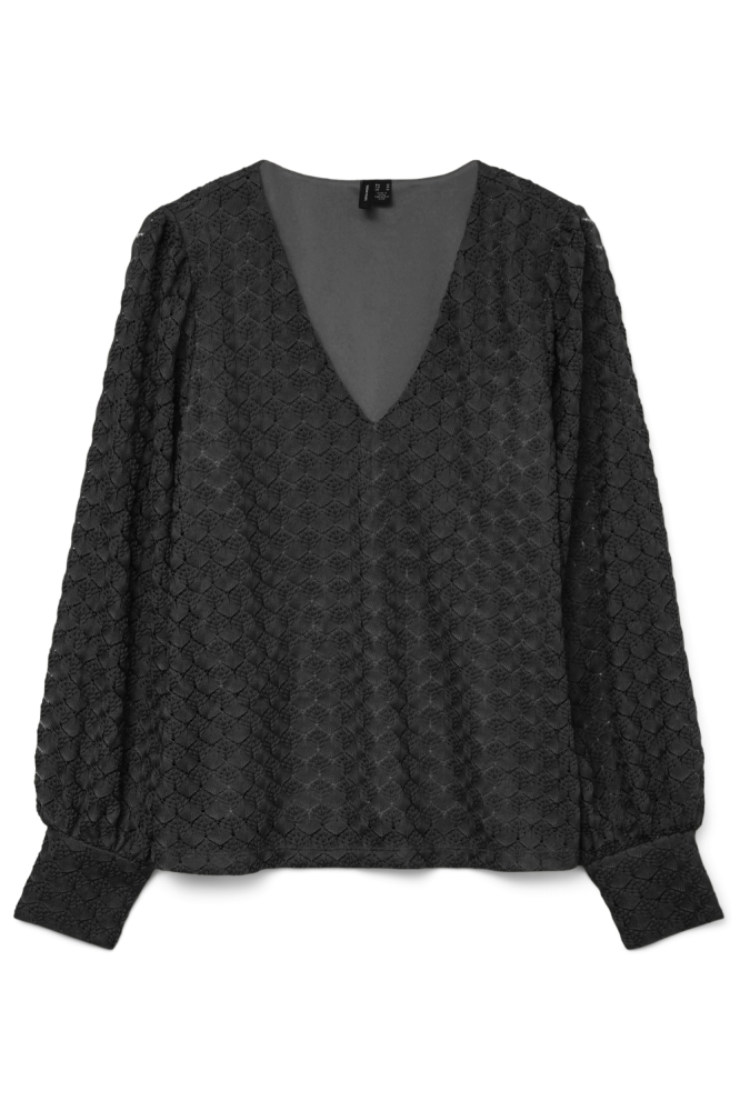 Vero Moda zwarte dames t-shirt | Vooraanzicht