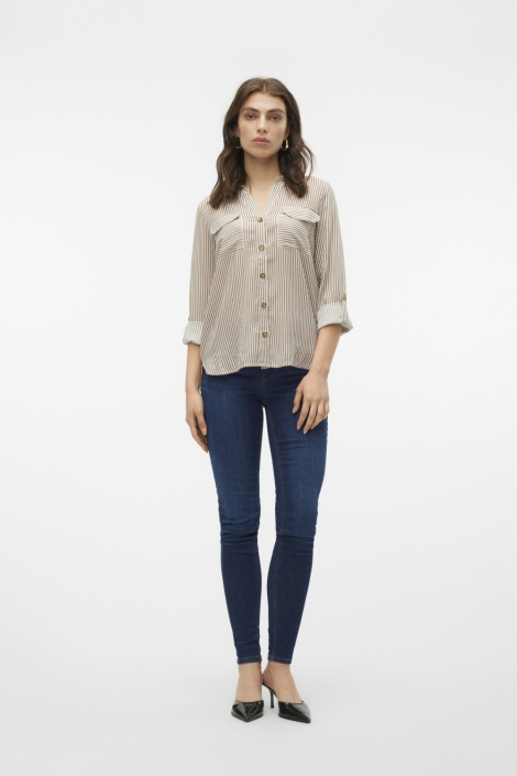 Vero Moda bruine dames blouse | Model