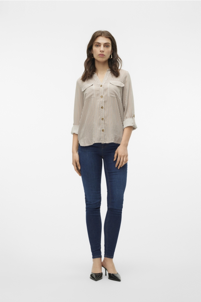 Vero Moda bruine dames blouse | Model