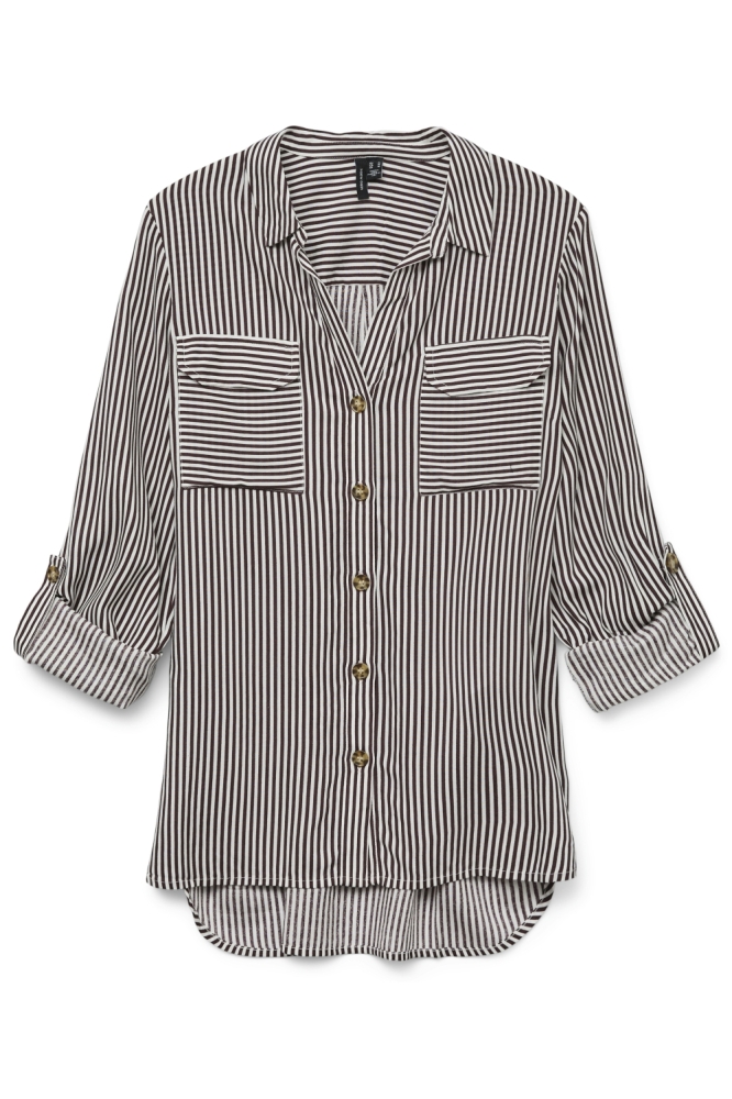 Vero Moda bordeaux dames blouse | Vooraanzicht