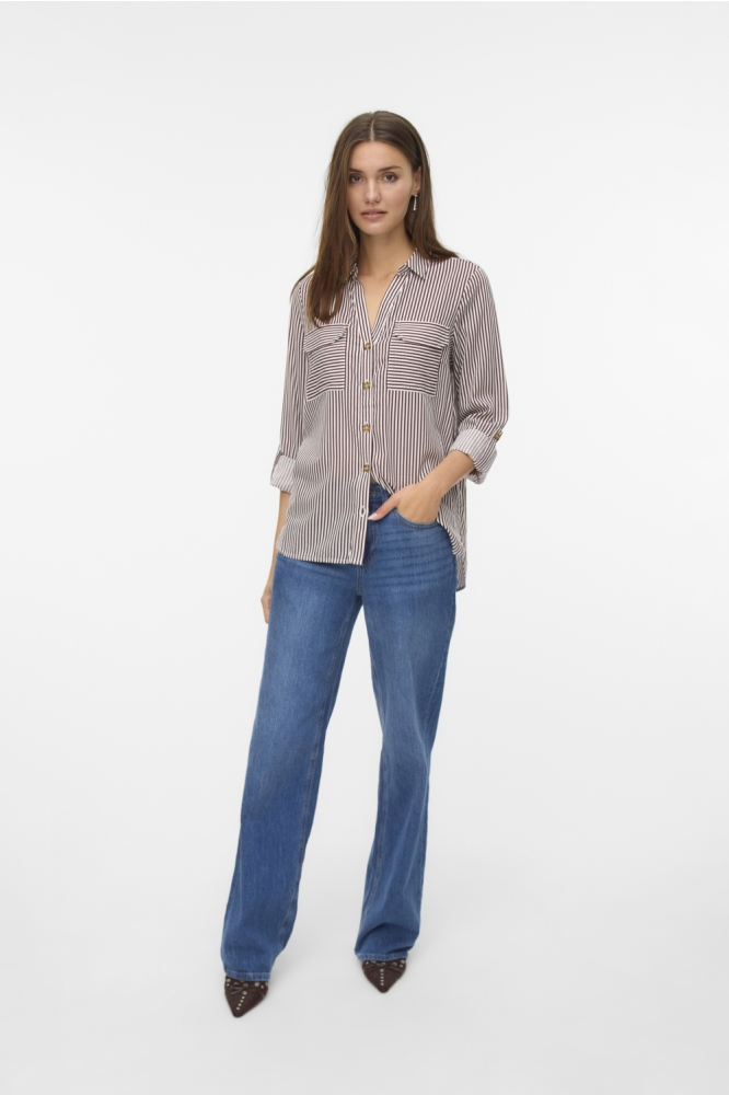 Vero Moda bordeaux dames blouse | Model