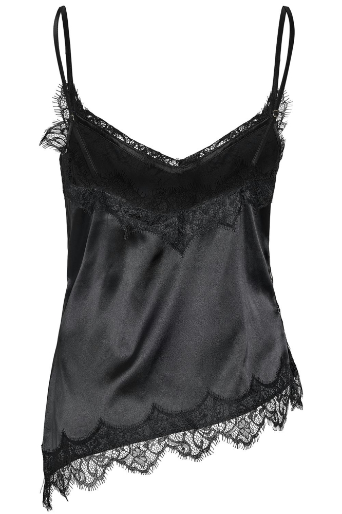 Noisy may zwarte dames top | Achteraanzicht