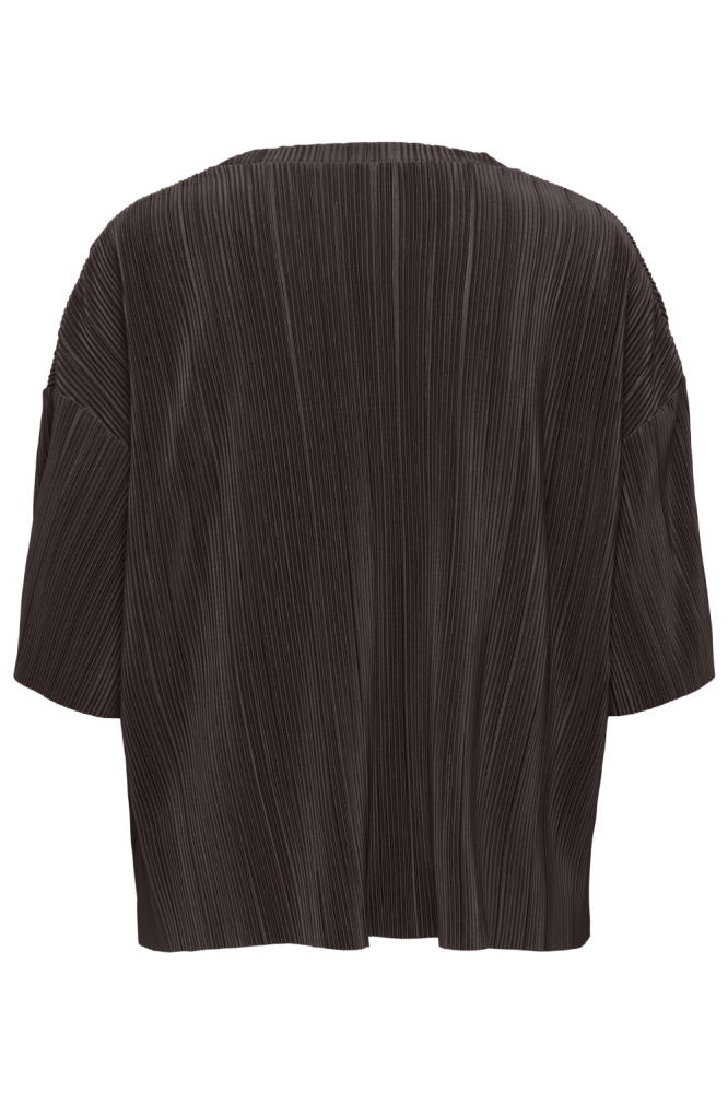 Only bruine dames t-shirt | Achteraanzicht