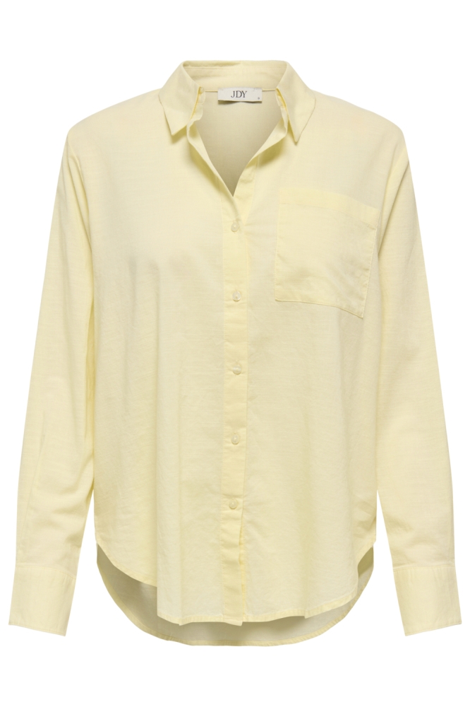 Jacqueline de Yong gele dames blouse | Vooraanzicht