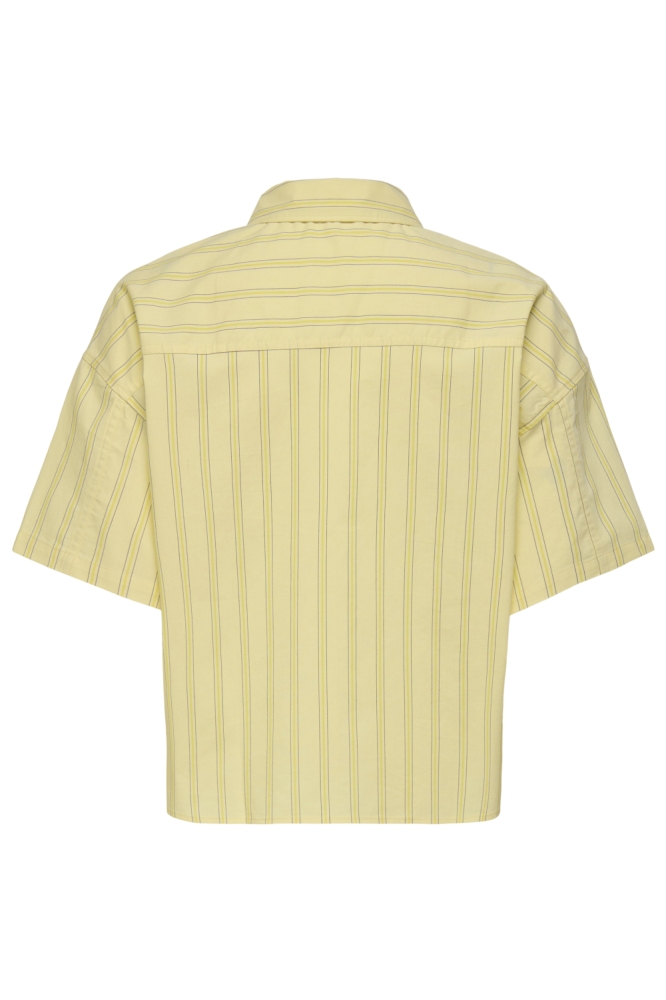 Jacqueline de Yong gele dames blouse | Achteraanzicht