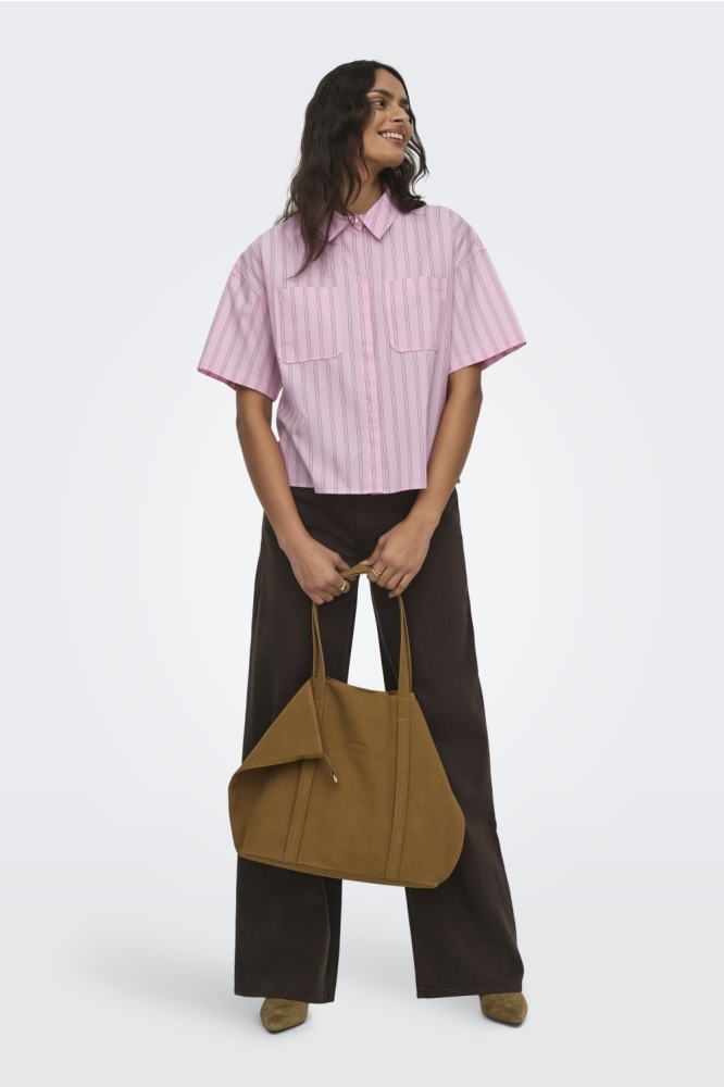 Jacqueline de Yong roze dames blouse | Model