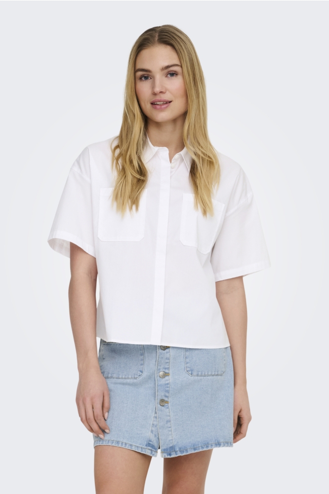 Jacqueline de Yong witte dames blouse | 