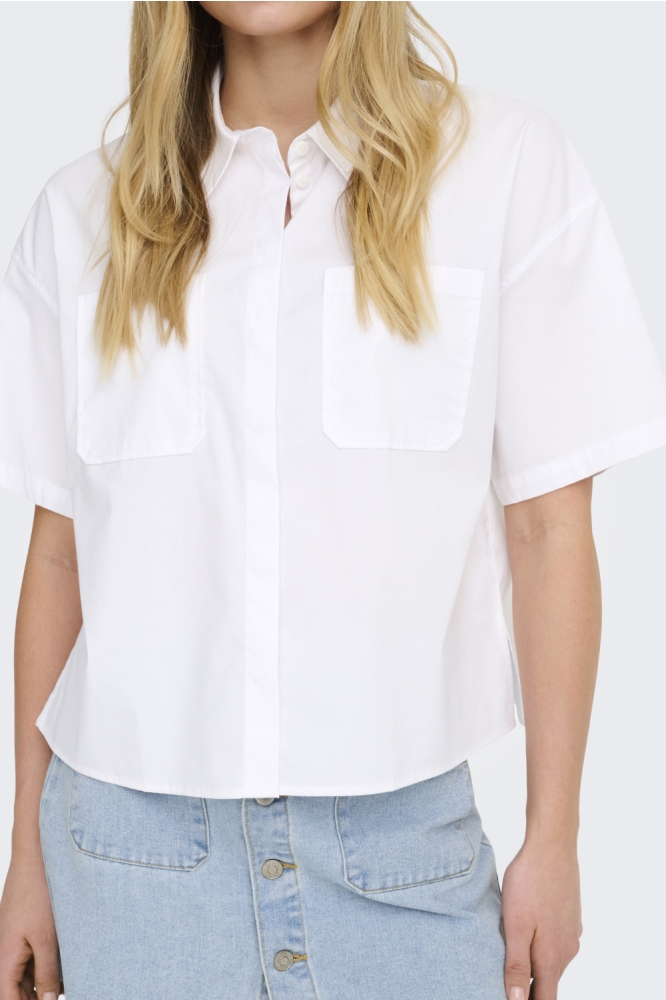 Jacqueline de Yong witte dames blouse | 