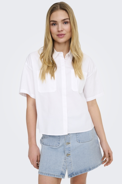 Jacqueline de Yong witte dames blouse | 