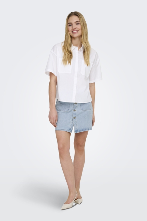 Jacqueline de Yong witte dames blouse | 