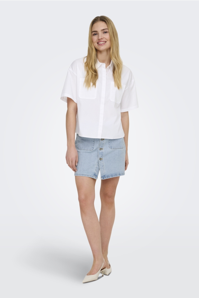 Jacqueline de Yong witte dames blouse | 