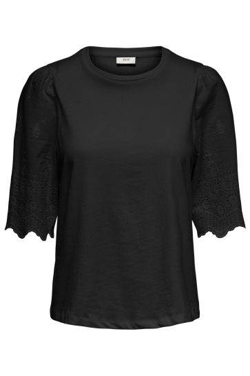 Jacqueline de Yong T-shirt JDYLAIR LIFE SS NEW MIX TOP JRS 15375151 Black