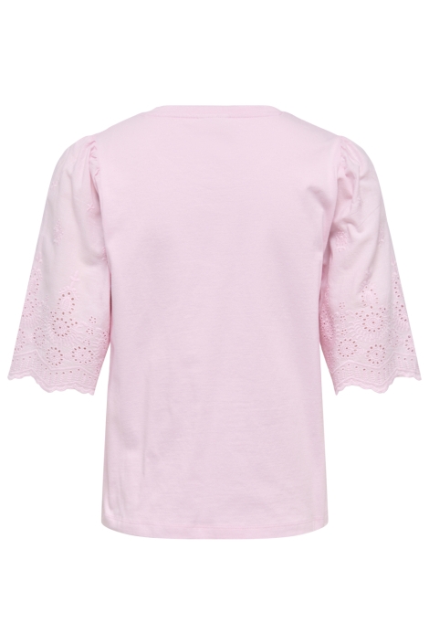 Jacqueline de Yong roze dames t-shirt | Achteraanzicht