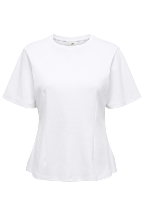 Jacqueline de Yong witte dames t-shirt | Vooraanzicht