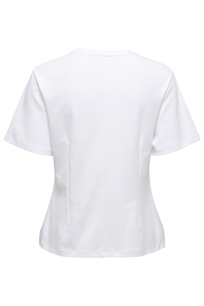 Jacqueline de Yong witte dames t-shirt | Achteraanzicht