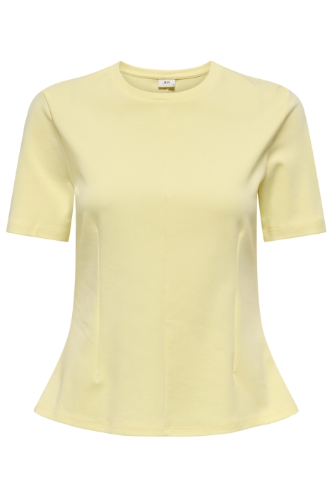 Jacqueline de Yong gele dames t-shirt | Vooraanzicht