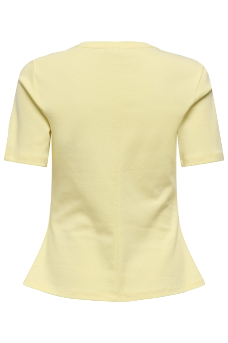 Jacqueline de Yong gele dames t-shirt | Achteraanzicht