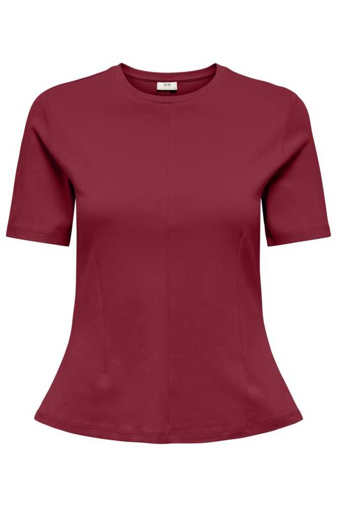 Jacqueline de Yong rode dames t-shirt | Vooraanzicht