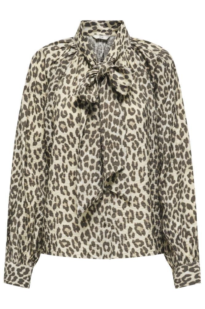 Jacqueline de Yong beige dames blouse | Vooraanzicht