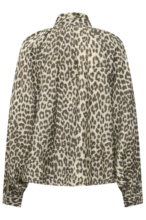 Jacqueline de Yong beige dames blouse | Achteraanzicht