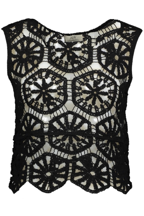 Jacqueline de Yong zwarte dames top | Vooraanzicht