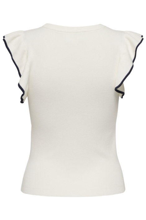 Jacqueline de Yong witte dames t-shirt | Achteraanzicht