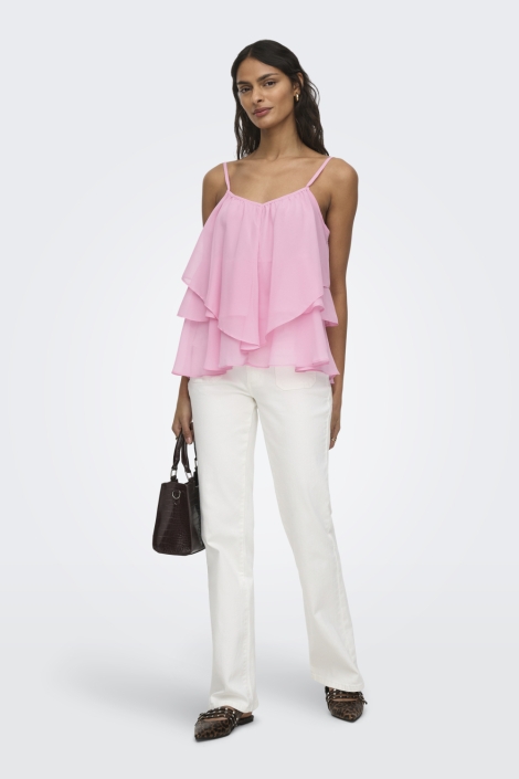 Jacqueline de Yong roze dames top | Model