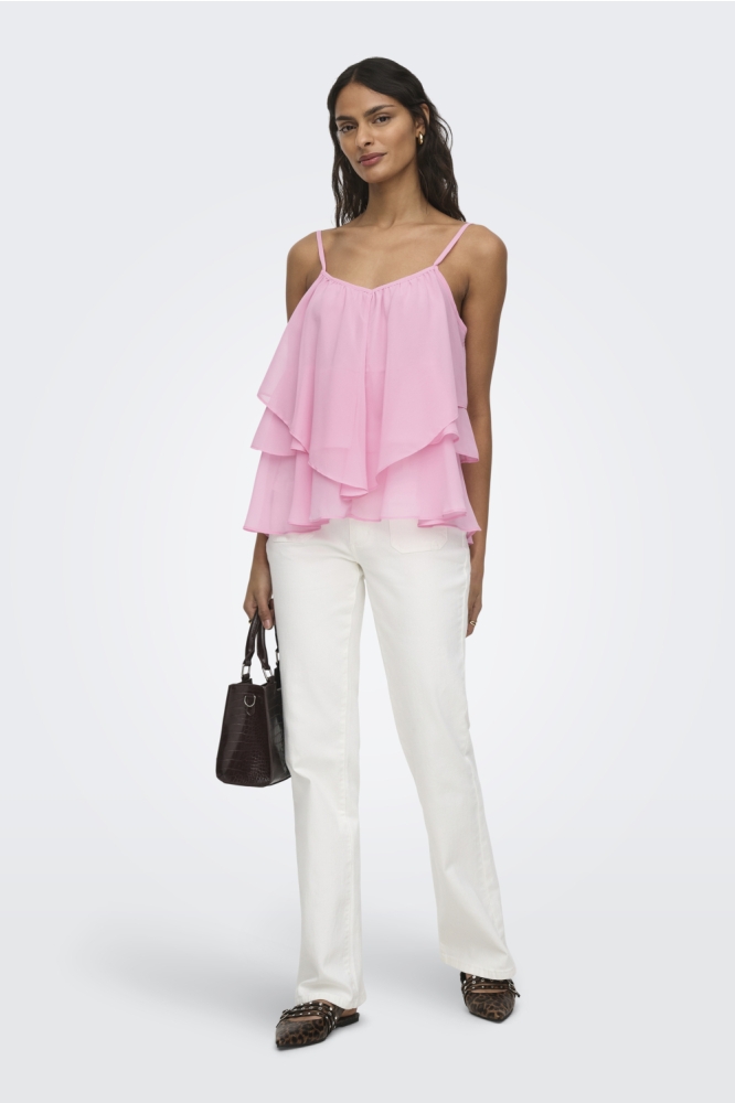 Jacqueline de Yong roze dames top | Model