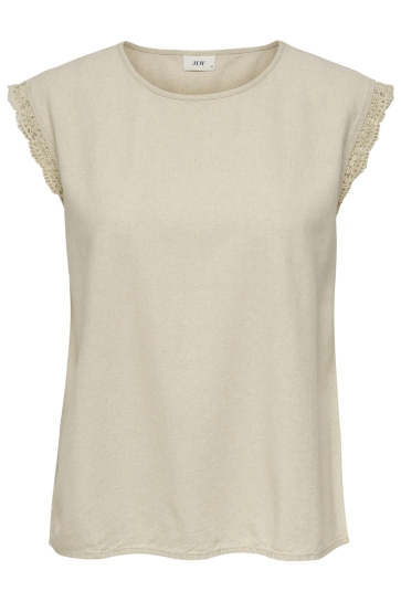 Jacqueline de Yong jdysay s/l top wvn dia Beige