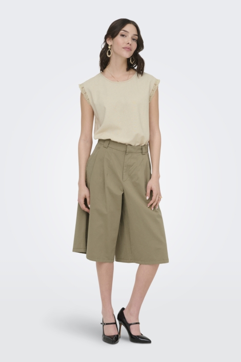 Jacqueline de Yong beige dames t-shirt | Model