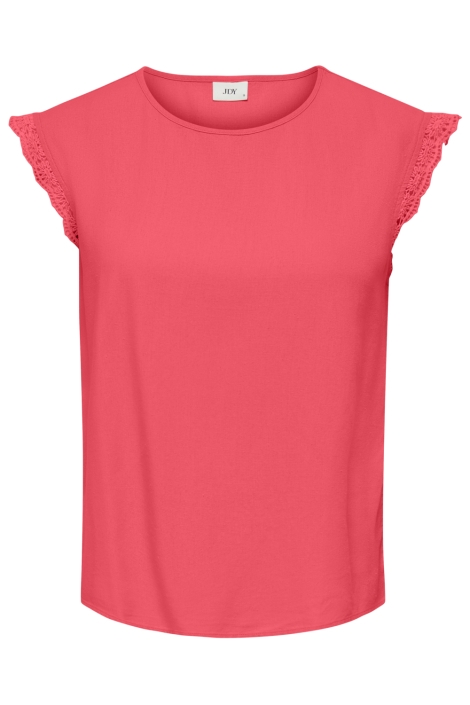 Jacqueline de Yong rode dames t-shirt | Vooraanzicht