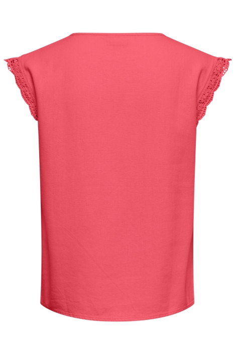 Jacqueline de Yong rode dames t-shirt | Achteraanzicht