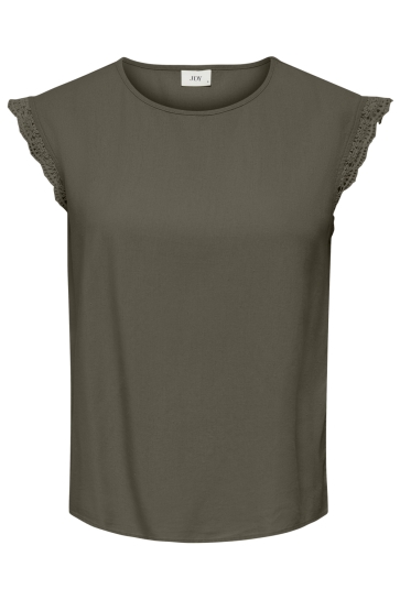 Jacqueline de Yong jdysay s/l top wvn dia Groen