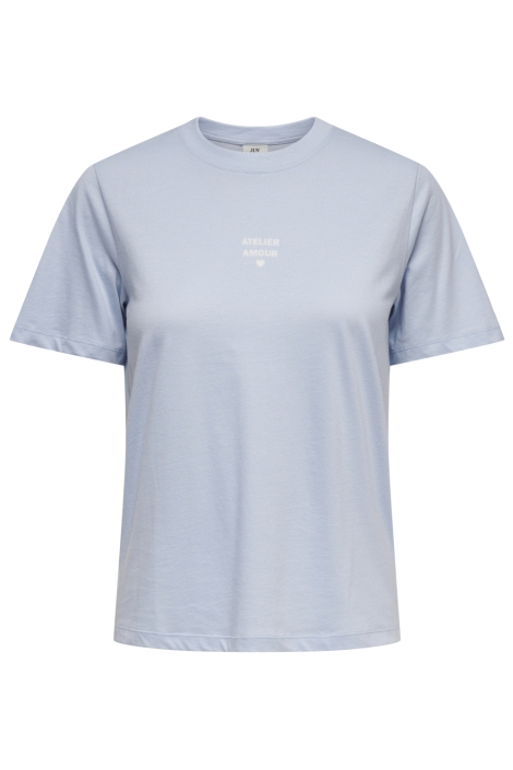 Jacqueline de Yong blauwe dames t-shirt | Vooraanzicht