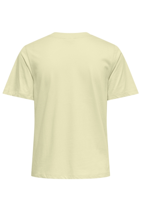 Jacqueline de Yong gele dames t-shirt | Achteraanzicht