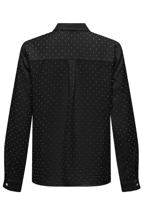 Jacqueline de Yong zwarte dames blouse | Achteraanzicht