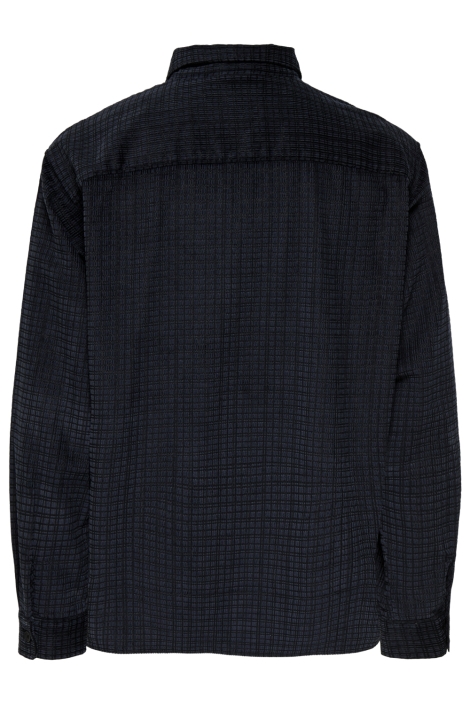 Only & Sons zwarte heren overhemd | Achteraanzicht