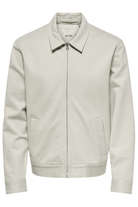 Only & Sons beige heren vest | Vooraanzicht