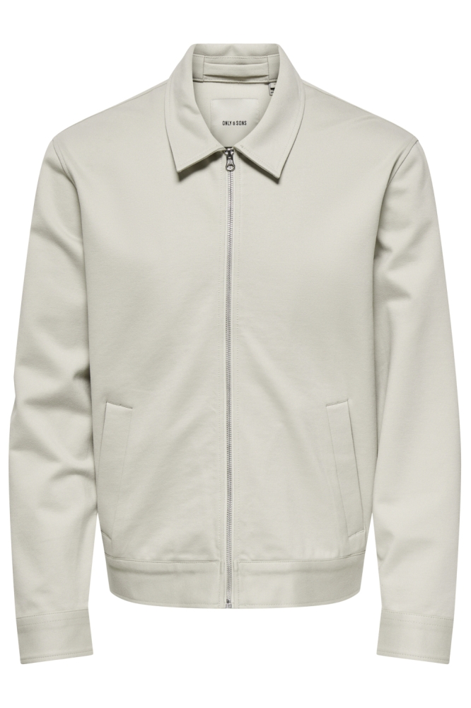 Only & Sons beige heren vest | Vooraanzicht