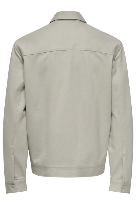 Only & Sons beige heren vest | Achteraanzicht