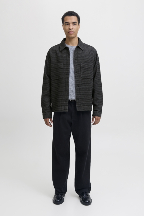 Jack & Jones zwarte heren overhemd | Model