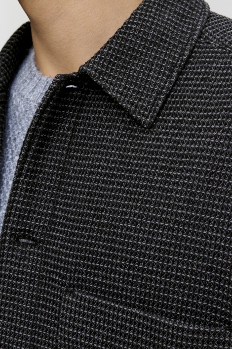 Jack & Jones zwarte heren overhemd | Kleurstaal