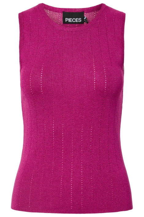 Pieces roze dames top | Vooraanzicht