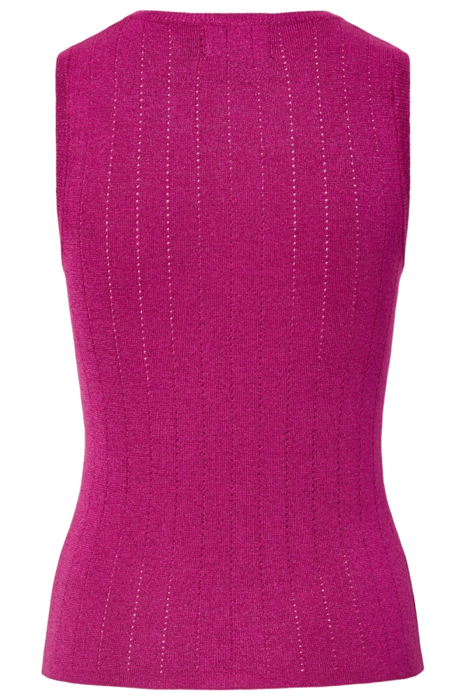 Pieces roze dames top | Achteraanzicht
