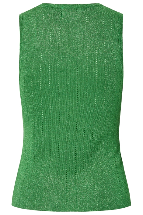 Pieces groene dames top | Achteraanzicht