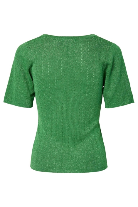 Pieces groene dames t-shirt | Achteraanzicht